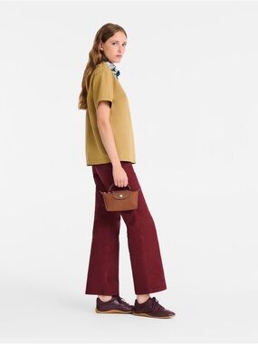 Longchamp Le Pliage Neo Small Top Handle Bag – Brown